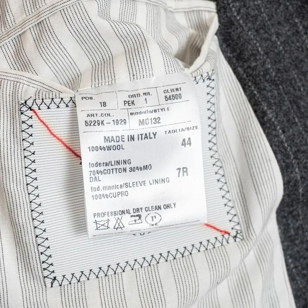 Brooks Brothers Black Fleece x Thom Browne Suit Gray Pinstripe wool tweed BB4